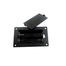 (As show, One size) 18650 Battery For Case Holder 2 Slot Batteries Container Battery Holder Storage