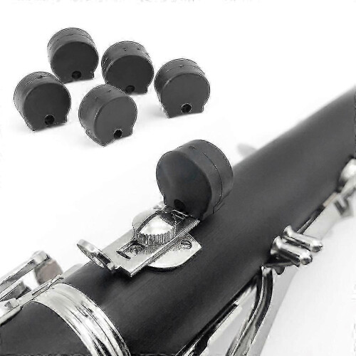 (As show, One size) Rubber Clarinet Thumb Pad Comfortable Soft 5-Piece Set 2
