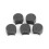 (As show, One size) Rubber Clarinet Thumb Pad Comfortable Soft 5-Piece Set 1