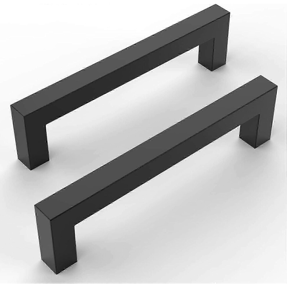 (As Show, One Size) 10-Pack Black Kitchen Cabinet Handles - 160Mm Center Distance 4631898235050