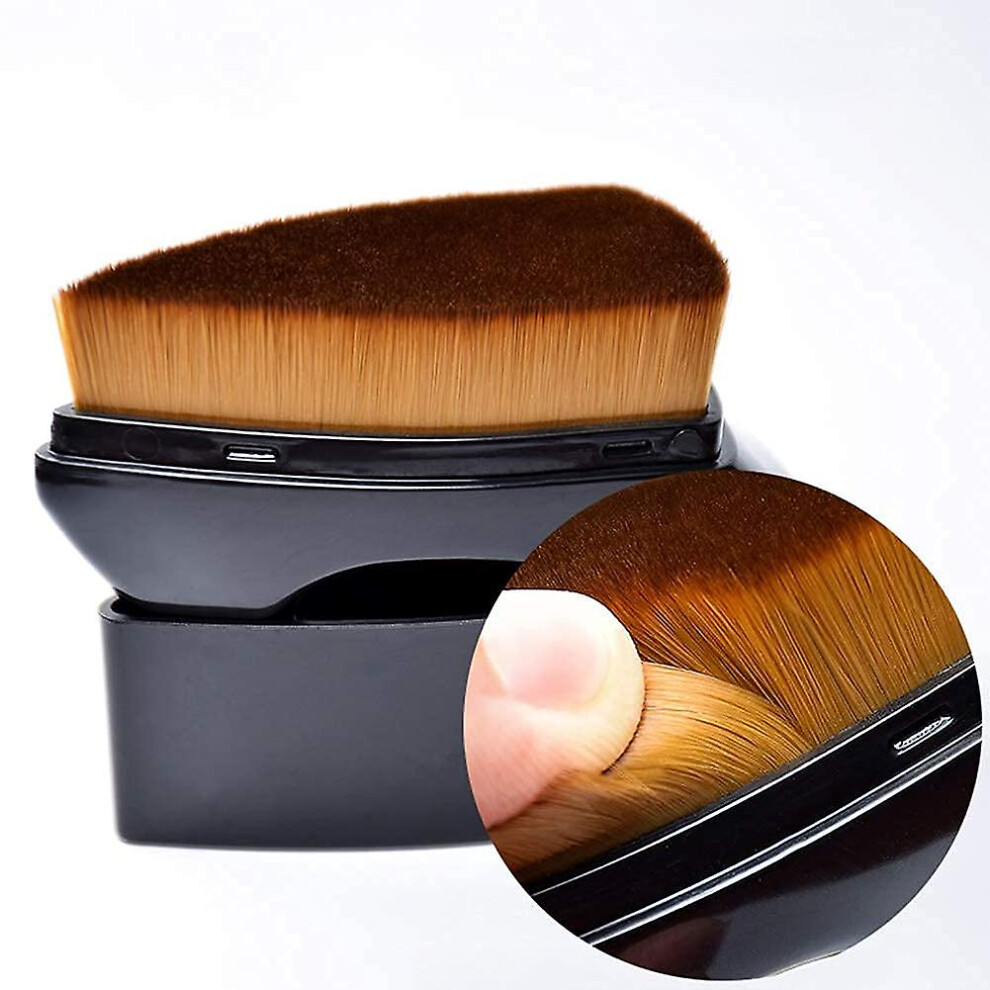 Brown/Cream (As Show, One Size) Foundation Brush, Foundation Brush For Liquid Foundation, Makeup Brushes For Flawless Base Makeup Finish