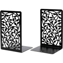 (As show, One size) Premium Book Ends For Book Shelves, Metal Book Ends For Home Office Heavy Books, Book Shelf Holder