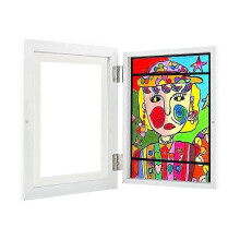 (As show, One size) Kids Art Kids Art Frames Front Opening Kids Artwork Frames Changeable Artwork Display Storage Frame