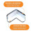(As show, One size) Corner Protector Baby Proofing Clear Corner Guards For Table Corner 3