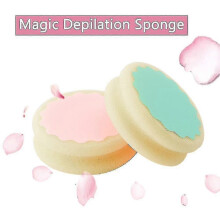 (As show, One size) 6 Pieces Hair Removal Sponge Depilation Pads Painless Hair Removal Sponge For Face, Leg, Arm And Body Physical Hair Removal Tool