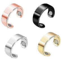 (As show, One size) 4-pack Lymph Drainage Therapy Magnetic Rings, Adjustable Lymph Drainage Ring Therapy Magnetic Rings