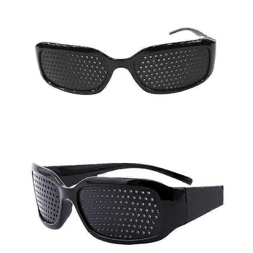 (As show, One size) 2pcs Improve Pinhole Eyeglasses Healing Eyesight