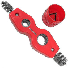 (As show, One size) Copper Pipe Cleaner Tube Deburring Brush - Plumbing DIY Industrial Tools