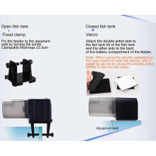 (As show, One size) Moisture-Proof Automatic Electric Fish Feeder - Great for Holidays and Weekends