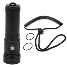 (As show, One size) Professional Diving LED Torch IPX8 Waterproof and Underwater Lighting Lamp