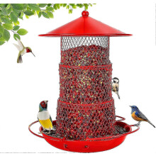 (As show, One size) Outdoor Hanging Bird Feeder, Retractable Metal Bird Feeders 360 All-round Eating For Birds Squirrel Proof Bird Feeders