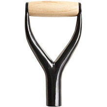 (As show, One size) Replace Shovel Handle D-type Plastic Shovel Snow Shovel Replacement Handle Metal Handle Shovel Tools For Garden Accessories