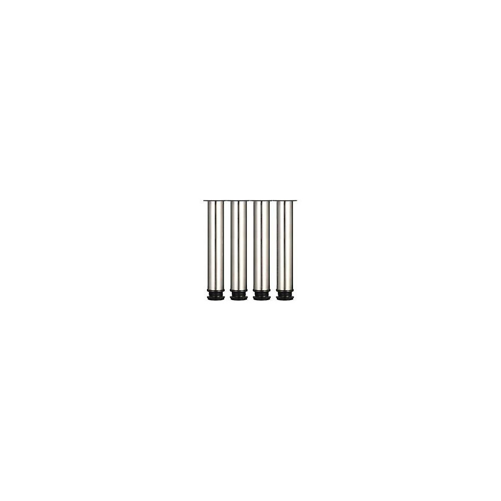(As Show, One Size) Adjustable Legs 300Mm Height Thicken Cabinet Legs Table Legs Furniture Legs, Brushed Stainless Steel, Adjustable Height 0-15Mm 4631153683268