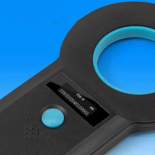 (As show, One size) Portable Pet Tag Reader - Emid Iso Microchip Scanner 1