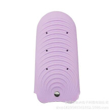 (Purple big, One size) Heat Resistant Silicone Mat Pouch For Hair Straightener Flat Iron Curling Iron Hot Hair Multifunctional Silicone Tools