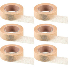 (As show, One size) 6 Rolls Flexible Skin Tape Breathable Nose Tape Self Adhesive Gauze Tape For Wound Injuries Swelling Sports