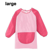 (As show, One size) Painting Apron Children's Painter For Children Girls/young Malkittel Kinder School Handicraft Apron For Children Waterproof Children Malkittel Fo