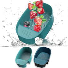 (As show, One size) Kitchen Sink Strainer, 3-piece Multi-purpose Plastic Mesh Drainer Basket For Kitchen Waste Food Strainer, Food Storage Basket For Filtering Kitchen Wa