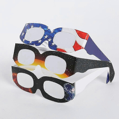 (As show, One size) 10pieces Solar Eclipse Glasses Absolutely Safe For Looking At Sun Glasses 2