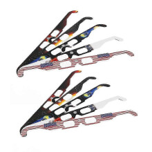 (As show, One size) 10pieces Solar Eclipse Glasses Absolutely Safe For Looking At Sun Glasses