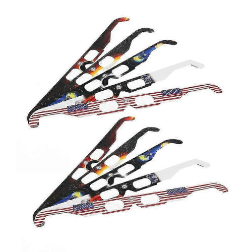 (As show, One size) 10pieces Solar Eclipse Glasses Absolutely Safe For Looking At Sun Glasses