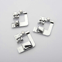 (As show, One size) Rolled Hem Presser Foot Set - 3 Pieces for Sewing Machines