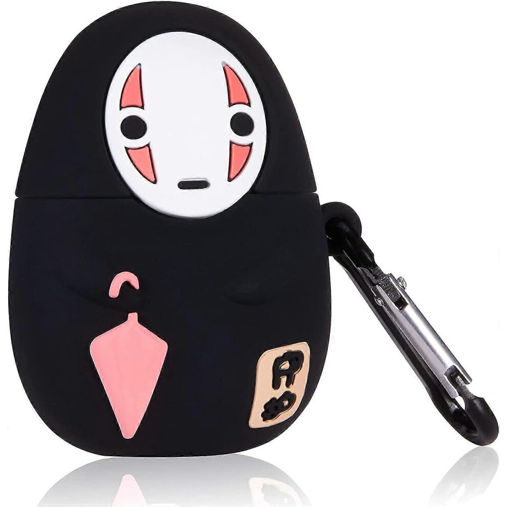 (As Show, One Size) For Airpod 2/1 Protective Shell - Umbrella Faceless, Cute Anime3d Cartoon Design For Airpods 1/2 Silicone Cover For Girls Boys Tee 4631466894788