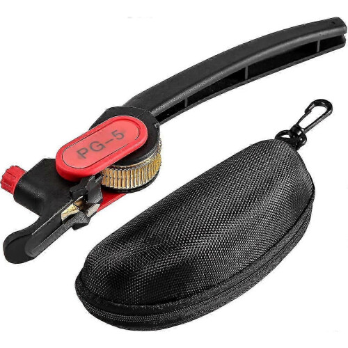 (As show, One size) Ratchet Wheel Stripper - PG-5 Knife Cable Stripper for 25mm Comm/PVC/LV