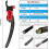 (As show, One size) Ratchet Wheel Stripper - PG-5 Knife Cable Stripper for 25mm Comm/PVC/LV 2