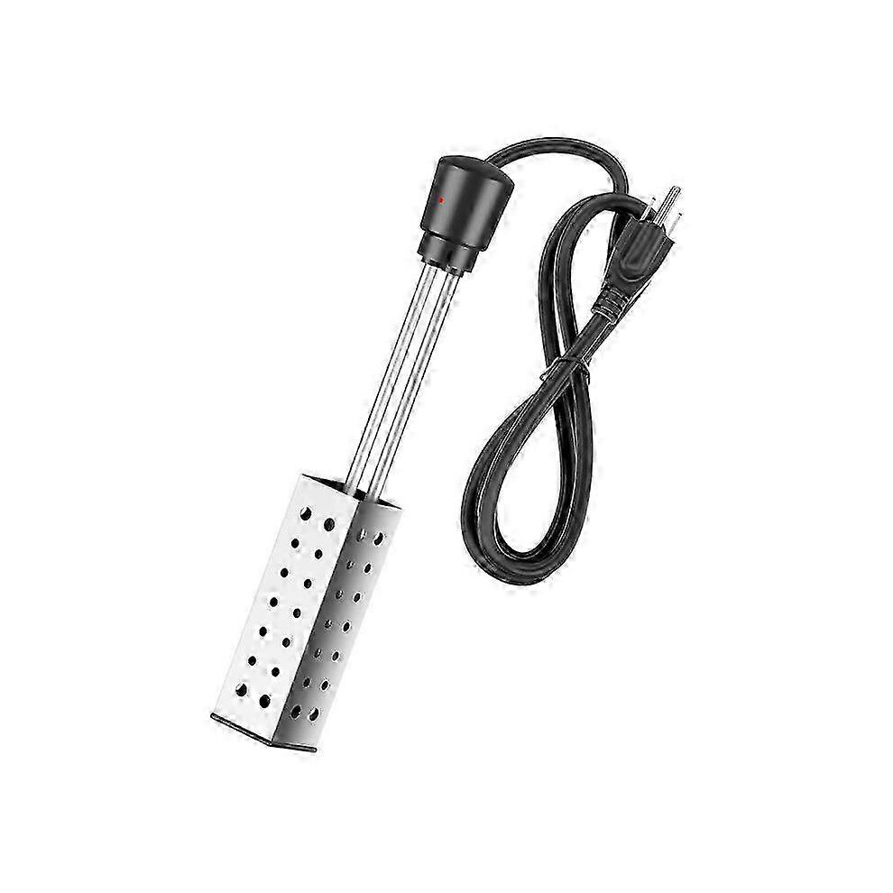 (As Show, One Size) 1500W Immersion Heater, Bucket Water Heater With 304 Stainless-Steel Guard, Submersible Bucket Heater With Thermostat And Auto Shu 4631819851130