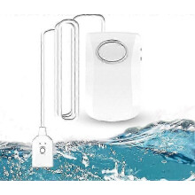 (As show, One size) Water Alarm, Water Leak Detector, 130dB Extra Loud Alarm, Battery Powered, Leak Sensor with 100cm Cable, Water Monitor to Prevent Water Damage in Kitc