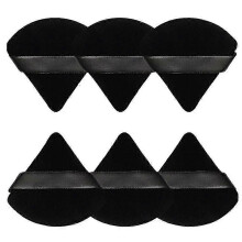 (As show, One size) Set of 6 Washable and Reusable Cosmetic Makeup Sponge Puffs