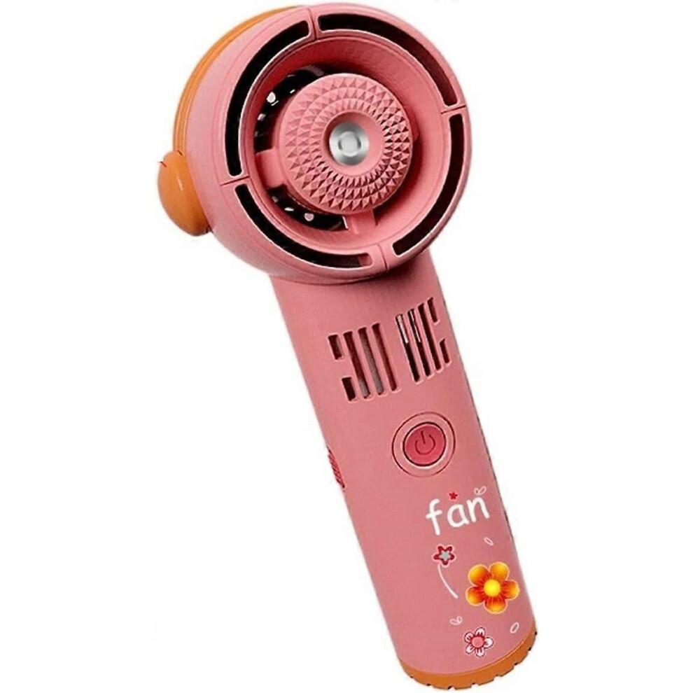 (As show, One size) Fan Cute Bladeless Fan Water Spray USB Rechargeable Standing Fan Portable Humidifier Fans Desktop Hand held Ventilador Vaneless Ne-image-OPC-PHM25J8-NEW