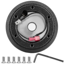 (As show, One size) Car steering wheel hub adapter connector base srk-100h fit for mitsubishi eclipse