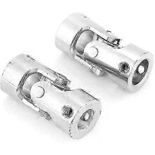 (As show, One size) 1pc 2 10mm U Joint Steering Shaft Universal Joint For Boat Car Diy Accessor