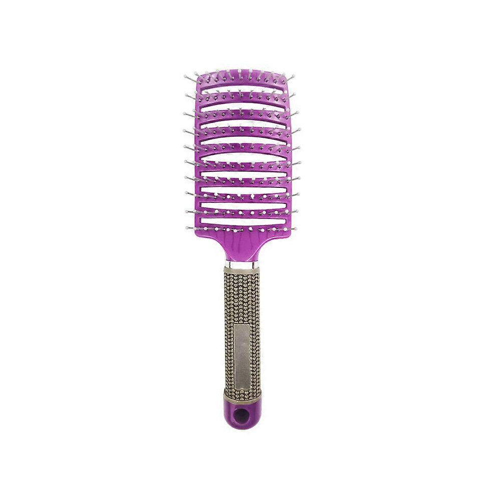 (As show, One size) Vent Hair Brush, Vent Brushes With Ball Tipped Bristles for Wet Short Curly Straight Hair Blow Drying Quickly