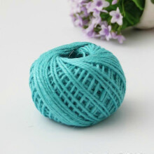 (Light green, One size) 2pcs Jute Twine 50m Jute String 3 Ply 2mm Thickness Jute Rope For Decoration Garden Floristry Diy Arts Bundling Crafts