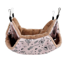 (A, One size) Small Pet Cage Hammock, Double-layer Hanging Bed For Small Animals Bed Nap Sack Swing Bag Soft Bunkbed Hammock