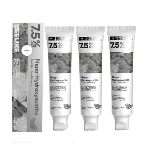1-5X CEELIKE Hydroxyapatite ToothpasteEnamel Strengthening&Sensitivity.Whitening