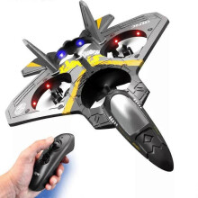 (Blue Single Electric) Stealth Raptor Airplane, EPP Waterproof Crash Resistance, 2.4GHz Remote Control