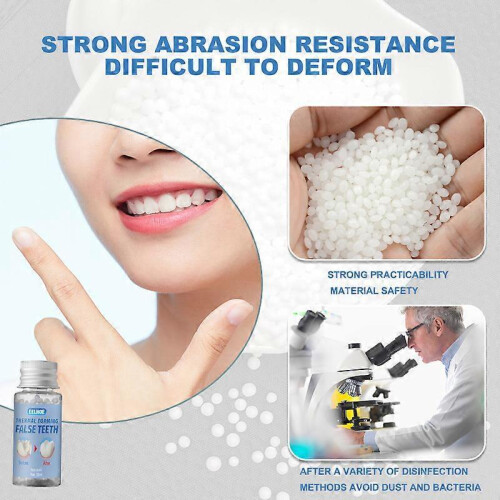 3X Resin False Teeth Solid Glue Temporary Tooth Gap Filler Material FakeTeeth Maker 2