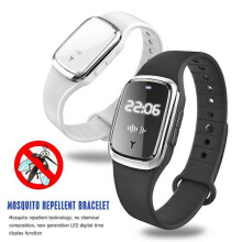 Anti-Mosquito Bracelet Insect Pest Bug Repellent Repeller Ultrasonic Wrist Watch