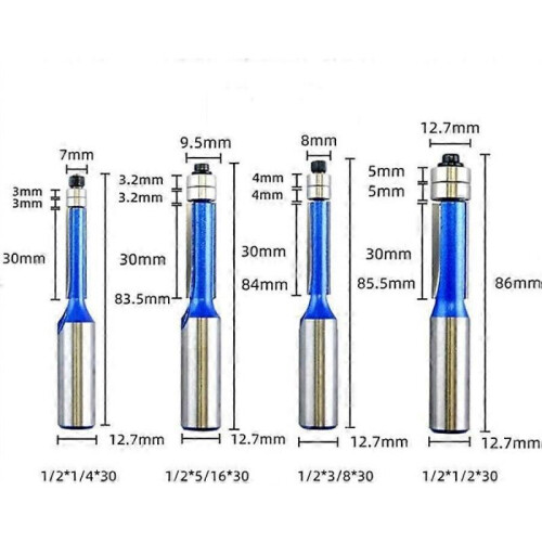 Biaxial Trimming Tool, Industrial Grade Cutting Tools for Woodworking Drill Bit 2
