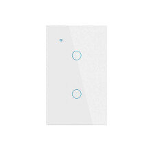 Tuya US WiFi Smart Wall Switch 1/2/3/4 Gang No Neutral Wire Touch Sensor LED Light Switches Smart Home Alexa Home