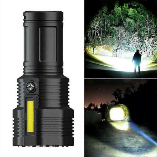 Flashlight Strong Light Rechargeable Zoom Giant Bright Forces Special Home