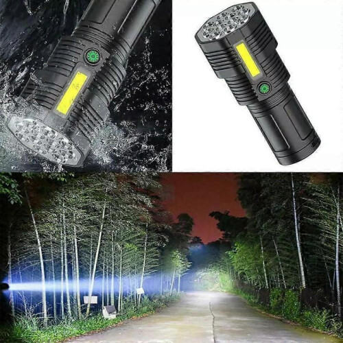 Flashlight Strong Light Rechargeable Zoom Giant Bright Forces Special Home 2