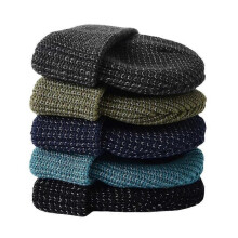 (yellow and tender) Reflective Beanie for Women Men, Flex Reflective Beanie hat