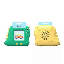 (Blue Dinosaur) Advocatey English Flash Card Reader,Learning Toys for Toddlers 2-4 Years
