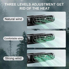USB Charging Car Seat Cooling Fan for Front Seat Car Seat Fan with 3 Speeds