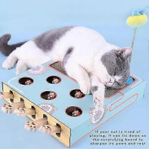 3-in-1 Cat Scratcher and Toy 2